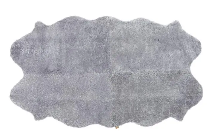 Ella Korthårigt 4 Skinn 200X120 cm Granit - Shepherd of Sweden - Bonus Möbler Sista chansen