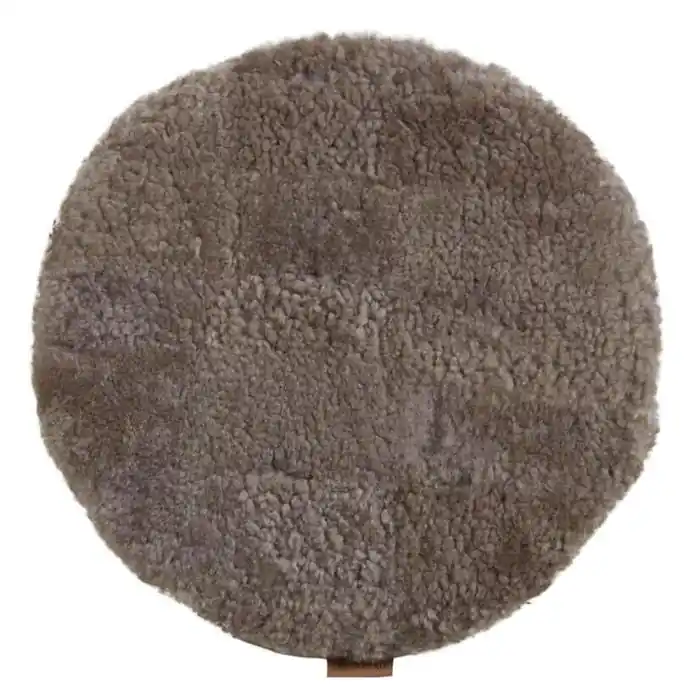 Bästa pris Fia Vadderad Rund 38 cm Stone - Shepherd of Sweden - Bonus Möbler