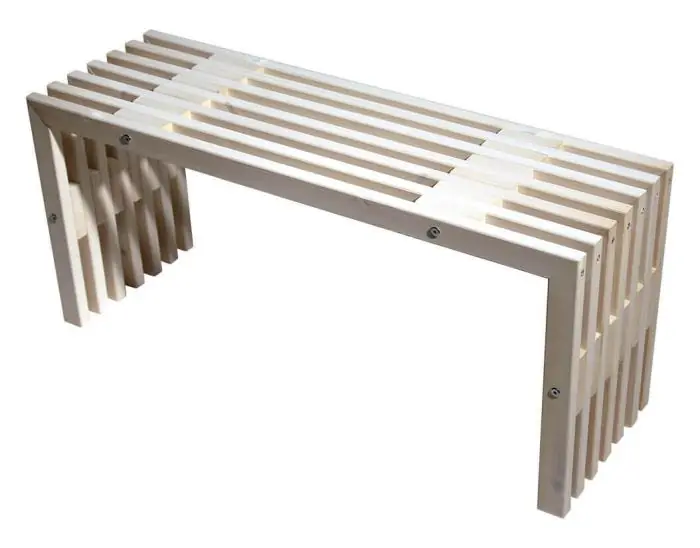 EcoFurn® D-Bench 100 cm Furu Oljad vit - Hillerstorp - Bonus Möbler Outlet