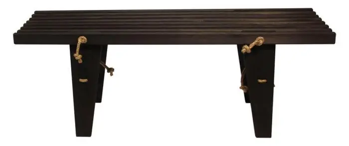 Snabb leverans EcoFurn® EcoBench 120 cm Furu Oljad svart - Hillerstorp - Bonus Möbler