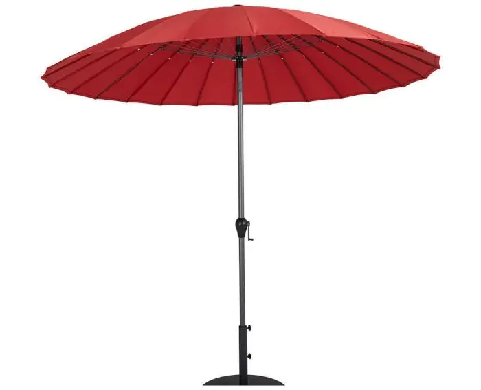 Shanghai Ø270 cm Mörkgrå Röd - Brafab - Bonus Möbler risnedsättning