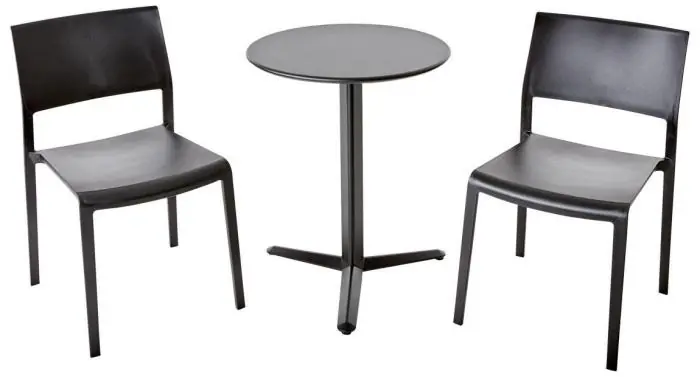 Endast idag Arket Ø60, H74 cm och Lilibet Stolar Black - Brafab - Bonus Möbler