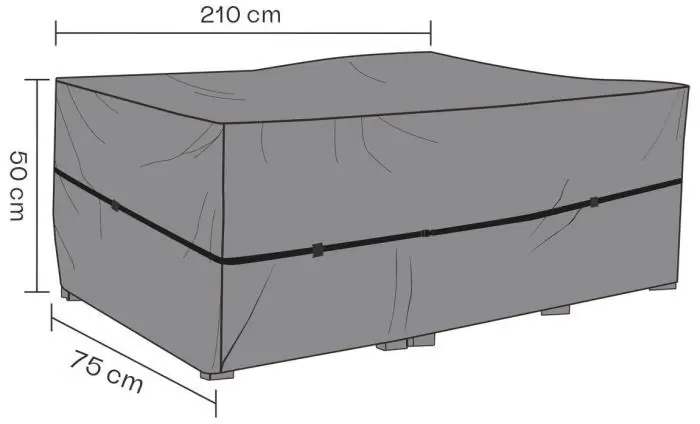 Vilsäng Andas, 210X75, H50 cm - Brafab - Bonus Möbler Nyhet