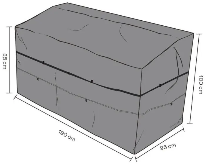risnedsättning Reclinerset 190X95, H85/100 cm Andas - Brafab - Bonus Möbler