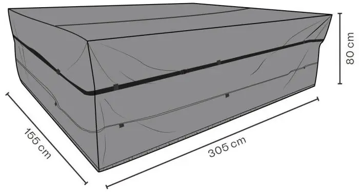 Matgrupp Andas 305X155, H80 cm - Brafab - Bonus Möbler Billigare