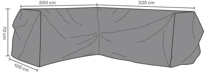 Hörnsoffa Andas 335X260, D105, H70 cm - Brafab - Bonus Möbler Beställ nu