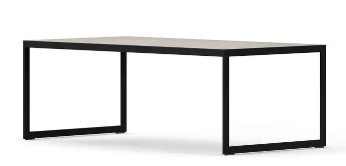 Square Bricmate 2000 122X62 cm Svart Limestone Light Grey - Englesson - Bonus Möbler Kundfavorit