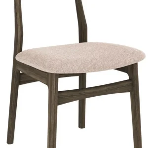 Aster med beige tygsits Rökoljad ek - CasØ Furniture - Bonus Möbler Köp online