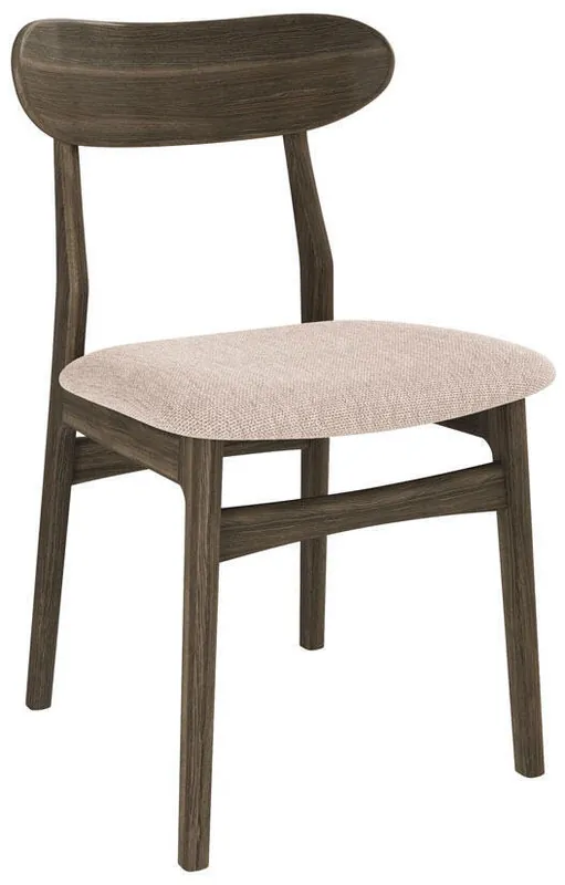 Aster med beige tygsits Rökoljad ek - CasØ Furniture - Bonus Möbler Köp online