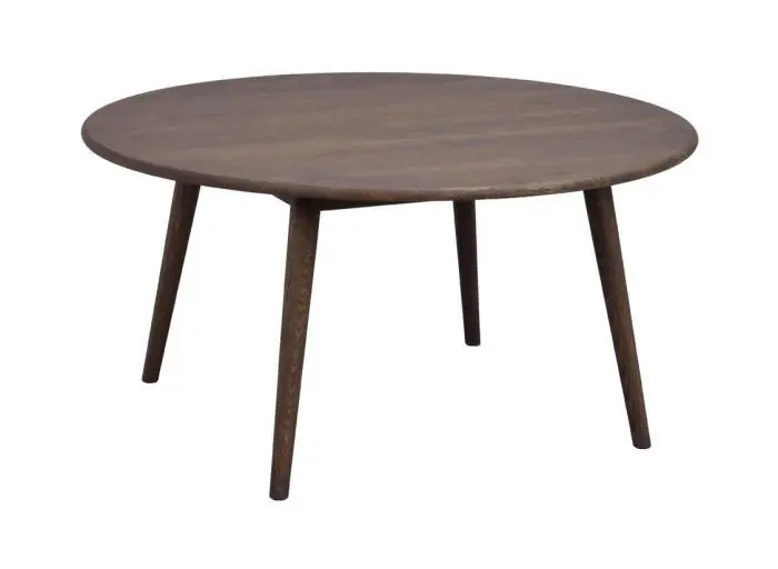 Tompkins Ø90 cm Brunoljad ek - Rowico Home - Bonus Möbler Billig