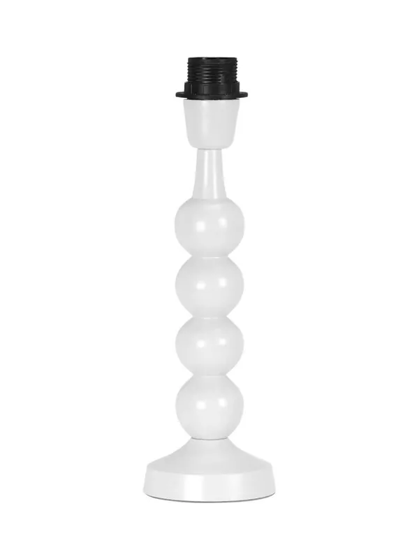 Erbjudande KENDALL Lampfot E27 34cm Vit