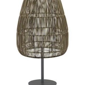 AGNAR Bordslampa Utomhus 71cm Grå/Natur I lager