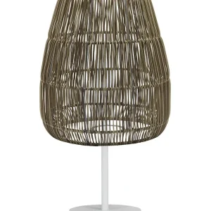 AGNAR Bordslampa Utomhus 71cm Vit/Natur Extra rabatt