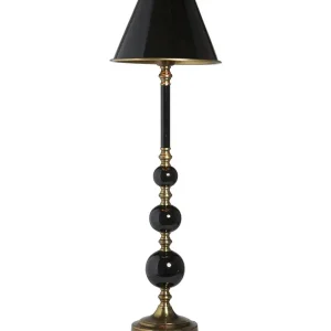 ABBEY Bordslampa m.Metallskärm 68cm Svart/Antikmässing Kundfavorit