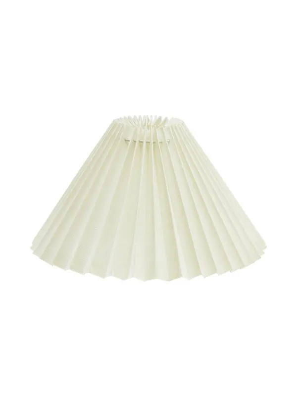 Fynd ASTRID Lampskärm Veckad 35/11cm Krämvit