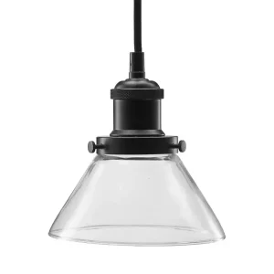 risnedsättning AUGUST Fönsterlampa 15cm Svart/Klar