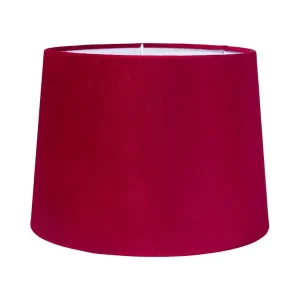 SOFIA Lampskärm 35/30cm Sammet Klarröd Nedsatt pris