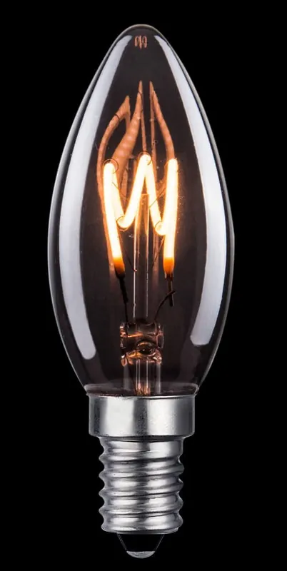 E14 NERO Kronljus 3-steg Dimbar Minne 2/1/0,6W 2200K LED-Lampa Rea
