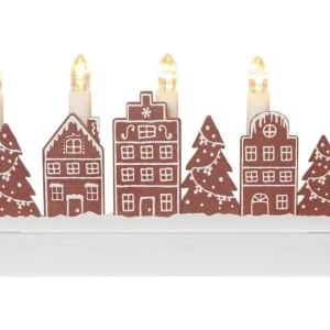 YULETIDE Ljusstake Batteri 5L 28cm Brun Beställ nu