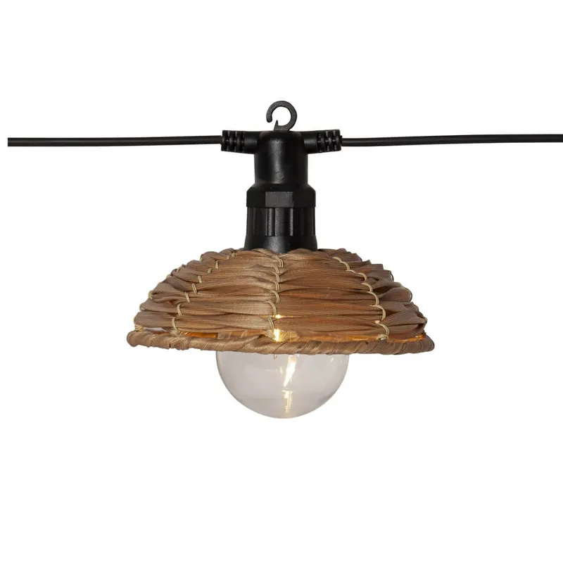 Trygg betalning CESTA LIGHT Ljusslinga 350cm 6LED Varmvit/Svart