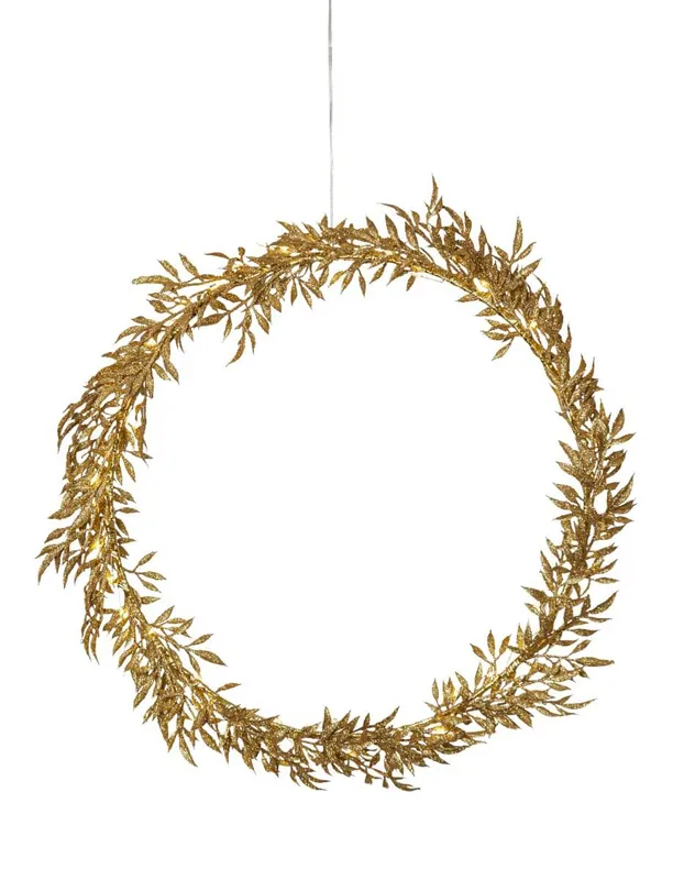 ELEGANT Hängande dekoration Batteri 44cm Guld Extra rabatt