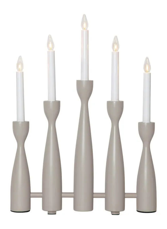 Rabatter MIDJA 2.0 Ljusstake 5L 47cm Beige