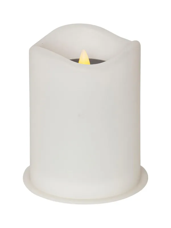 SAUL Solcellsljus 10cm Vit Fynd