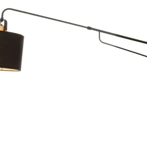 WALLY Vägglampa 120cm Svart/Trä Endast denna vecka