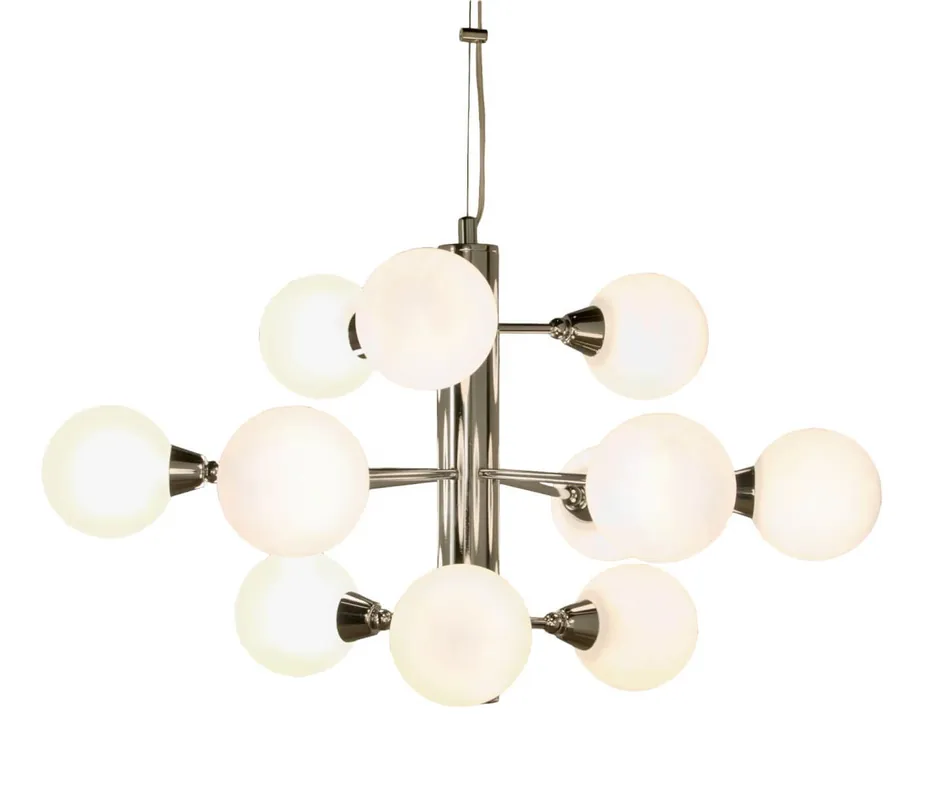 FIDELIO Taklampa 50cm Krom/Vit Outlet