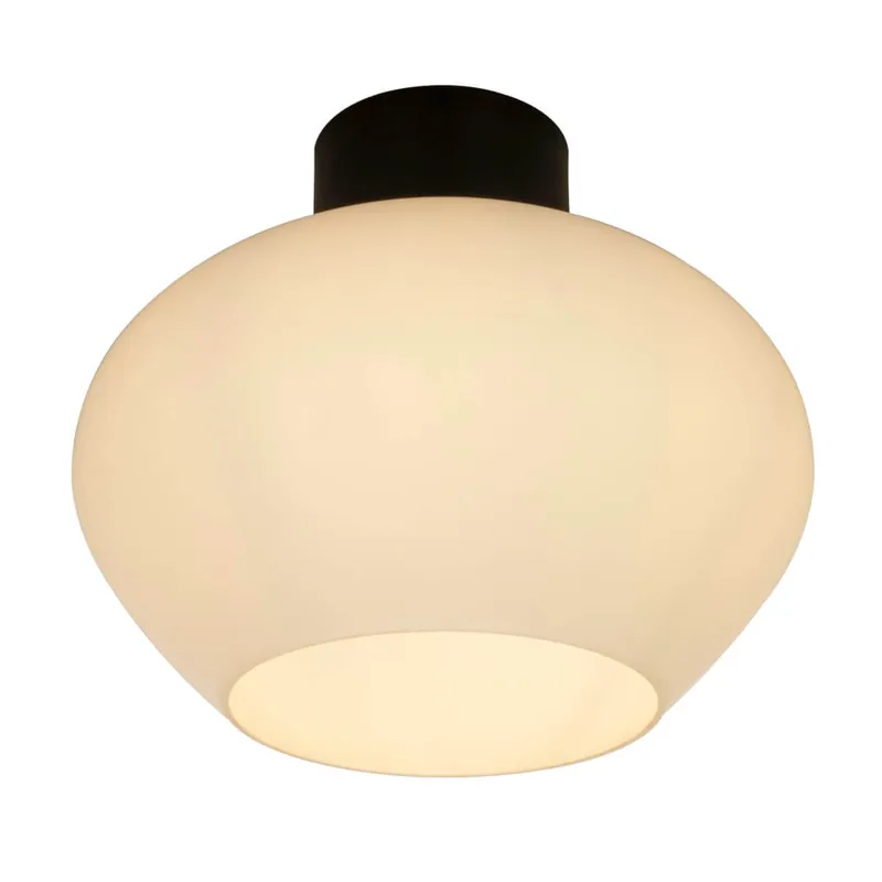 Handla nu BELL Plafond Stor 35cm Svart/Opalvit