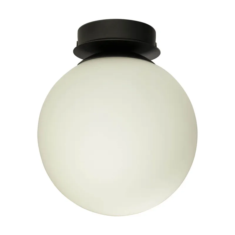 Trygg betalning LIDO Plafond Badrum 22,5cm Svart/Opalvit
