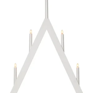 ALBO Ljusstake 5L 66cm Vit Sänkt pris