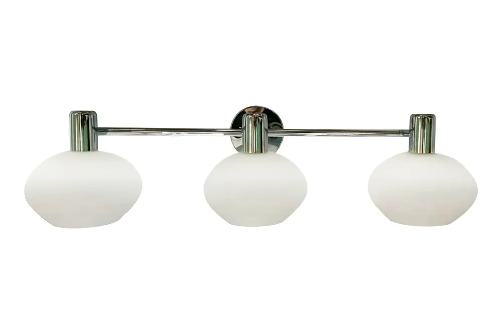 ELBA Badrumslampa Vägg 3:a 63cm Krom/Opalvit Sänkt pris