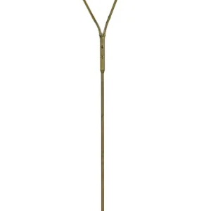 Snabb leverans SANDNES Golvlampa dubbel 140cm Antik