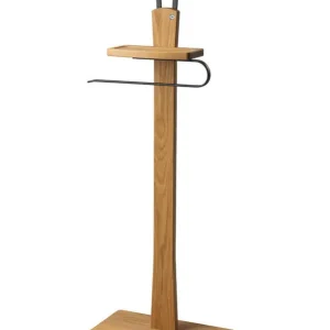 Zeve Lackad Ek / Mattsvart Stål - Oscarssons Möbel - Bonus Möbler Outlet