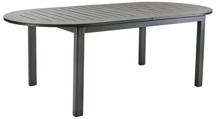 Lomma Ellips 220-280X110 cm Svart - Brafab - Bonus Möbler Rabatt