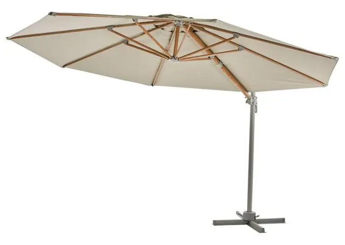 risnedsättning Luzzi Ø350 cm Light Grey / Khaki - Brafab - Bonus Möbler