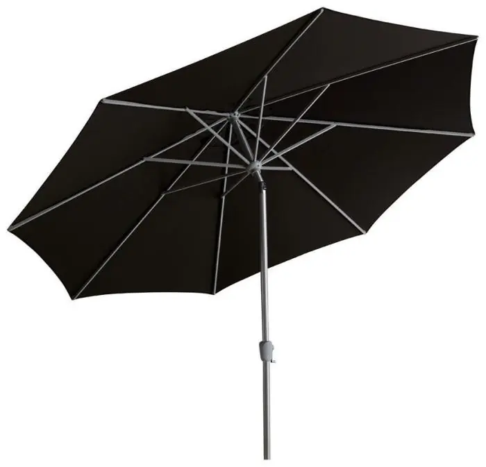 Handla nu Abriola Ø330 cm Silver / Charcoal Black - Brafab - Bonus Möbler