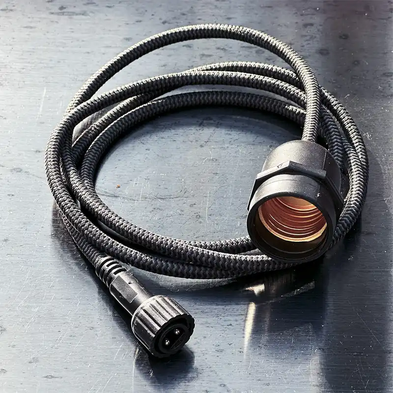 GRAVITY sladdställ 150cm 12V Svart IP44 Rabatt