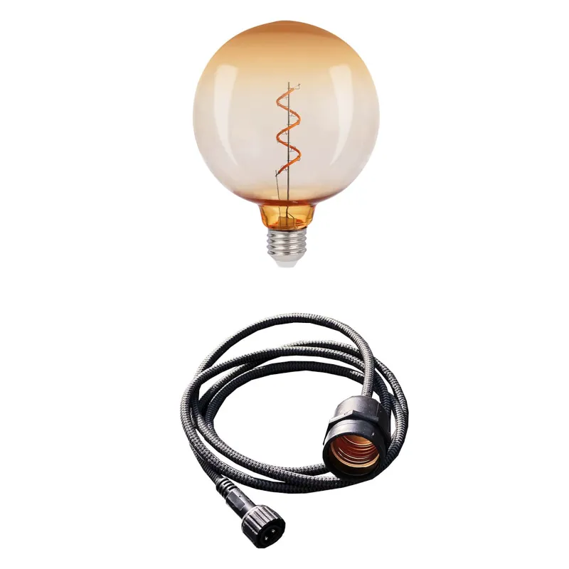 Kampanj GRAVITY+Decoled Vintage 12V Svart IP44