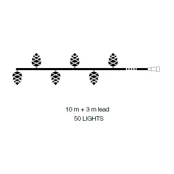 Lägg i varukorgen PINE Ljusslinga 10m 12V IP44