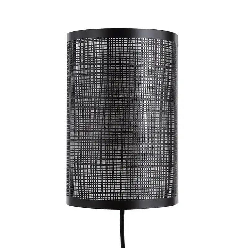 Snabb leverans LINN Vägglampa 20cm Svart