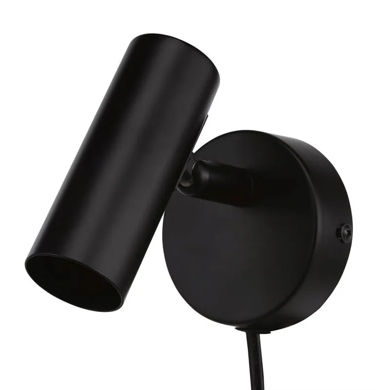 ELLIOT Väggspot MiniGU10 10cm Svart Premium
