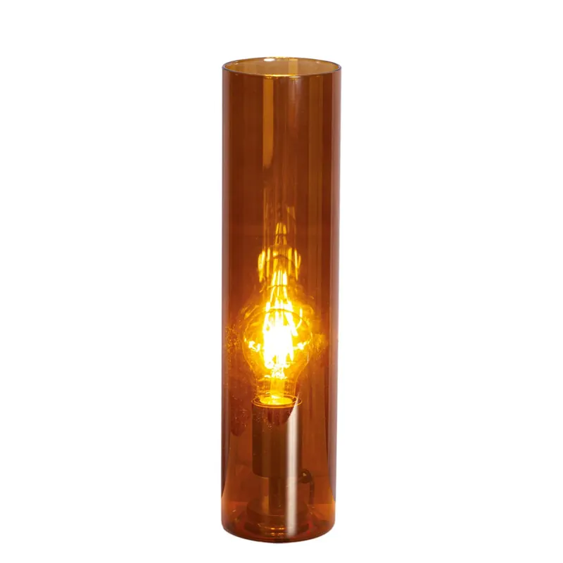 Populär FLAKE Bordslampa 40cm Konjak/Amber