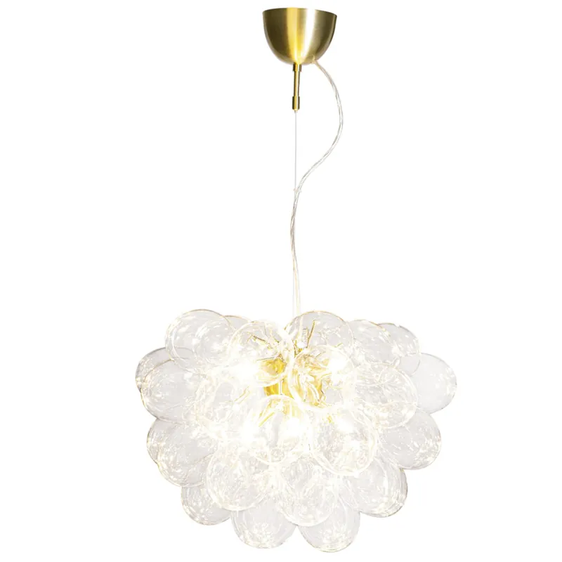GROSS Taklampa 50cm Mässing/Klar Expressleverans