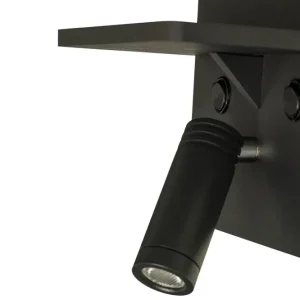ASTOR Väggspot USB16cm Svart Kampanj