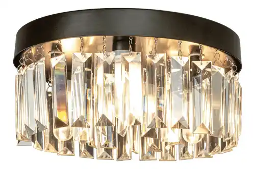 Kampanj CECINA Plafond Badrum 27cm Svart