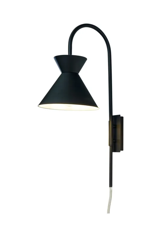 CONI Vägglampa 54cm Svart Utförsäljning