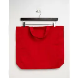 Rea Cotton Bag Side Fold Short Handles