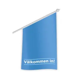 Kioskflagga i Tyg Kundfavorit